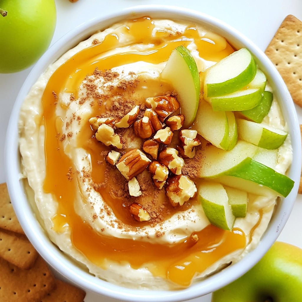 Caramel Apple Cheesecake Dip Simple and Delicious Treat