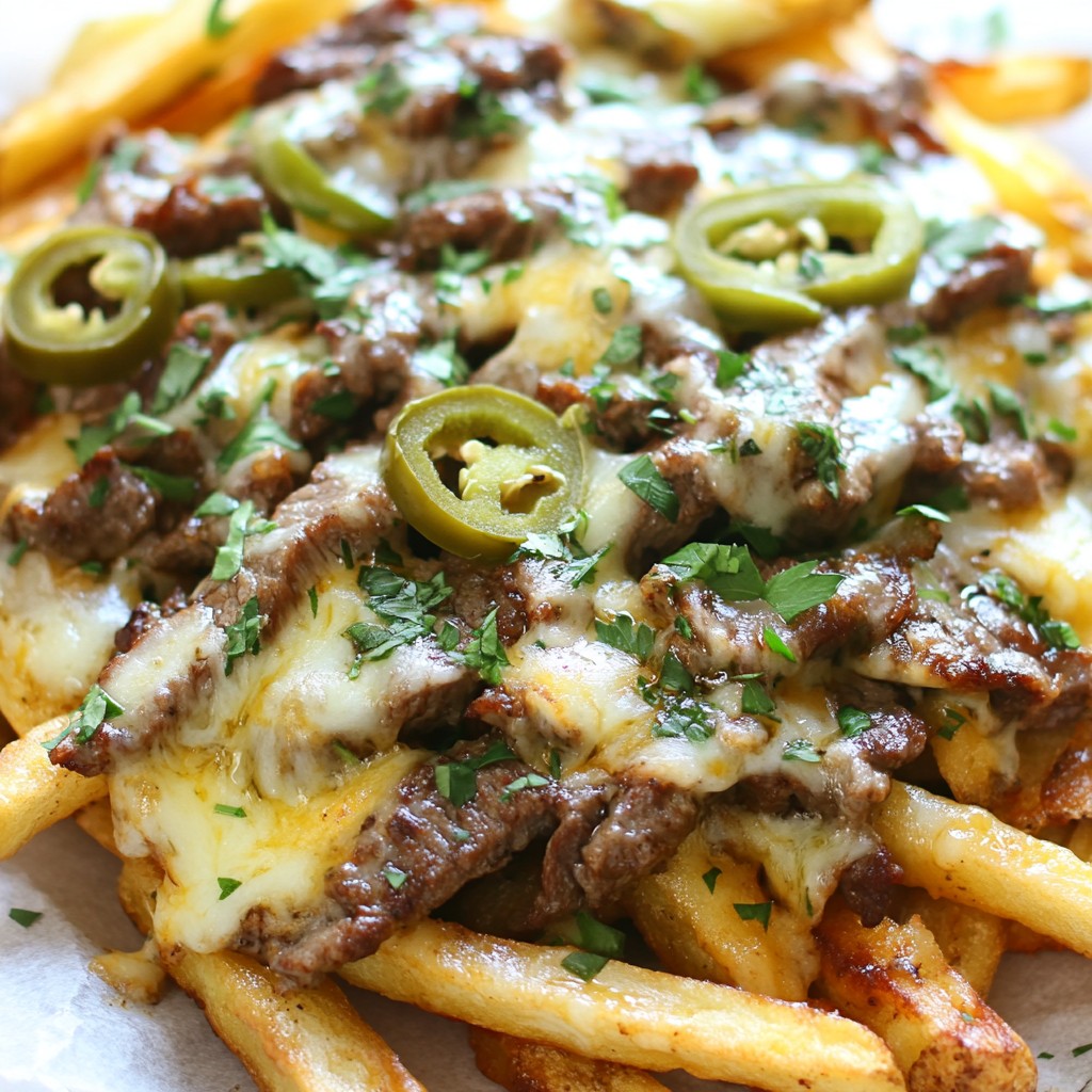 Loaded Philly Cheesesteak Fries Irresistible Recipe