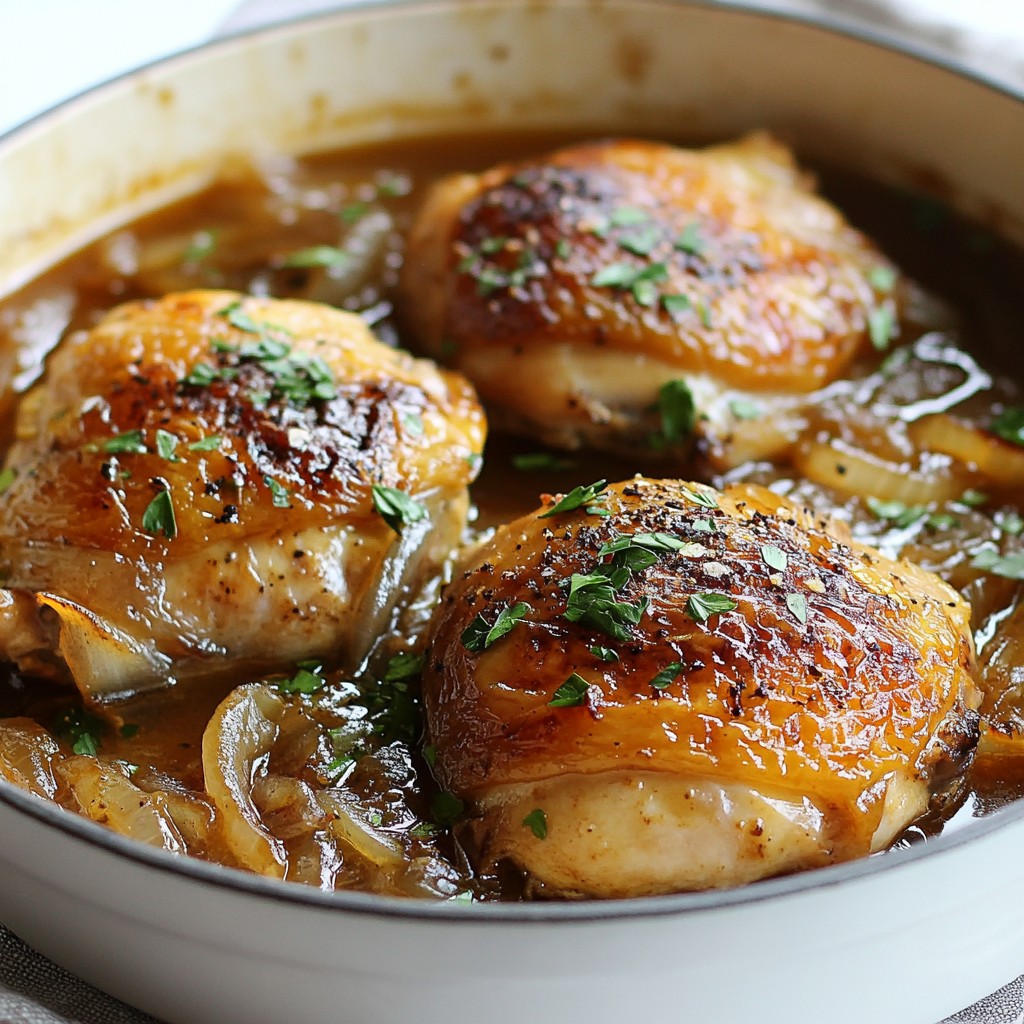 French Onion Chicken Skillet Irresistible and Simple