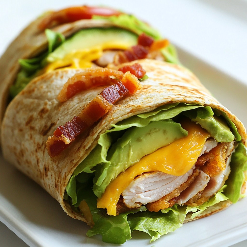 Avocado Turkey Club Wraps Packed with Flavorful Benefits