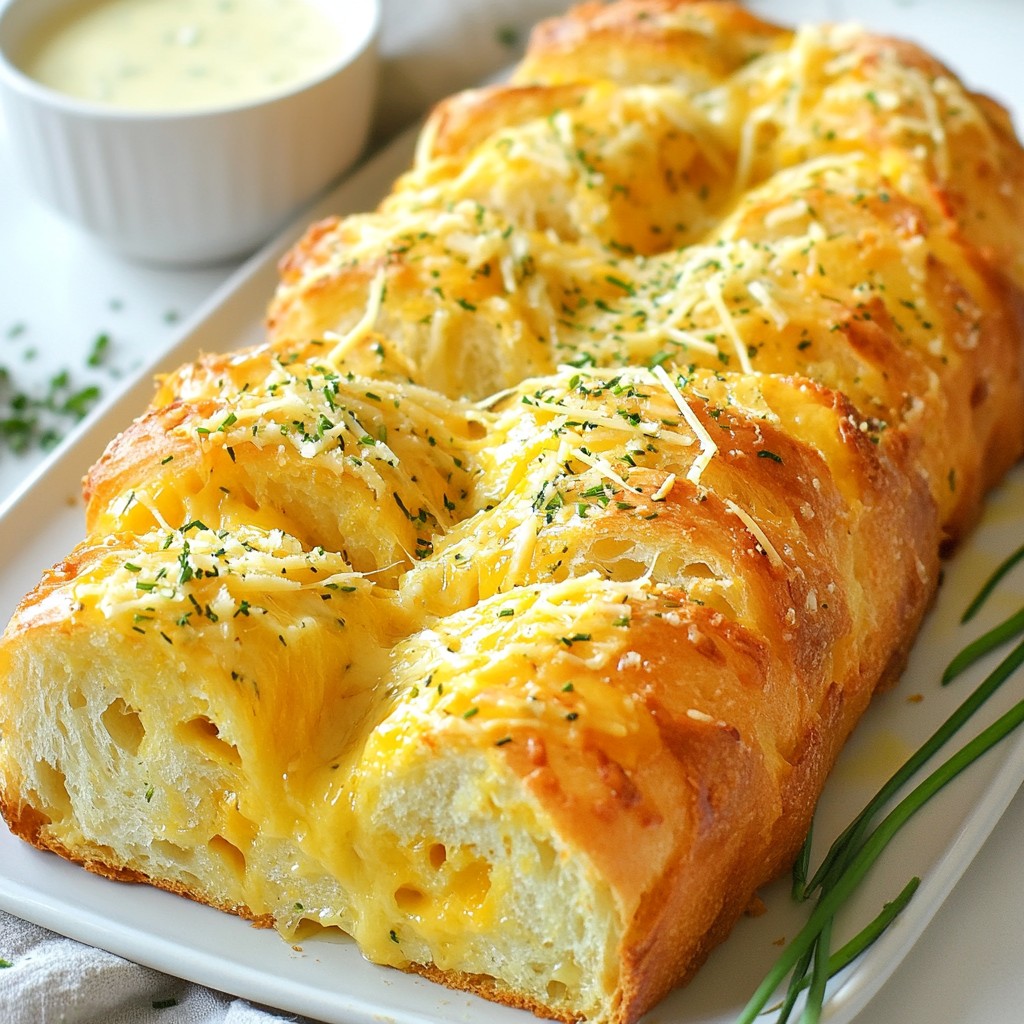 Ranch Cheddar Pull Apart Bread Tasty and Easy Snack