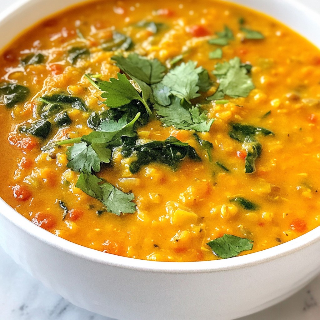 Coconut Curry Lentil Soup Flavorful and Easy Recipe