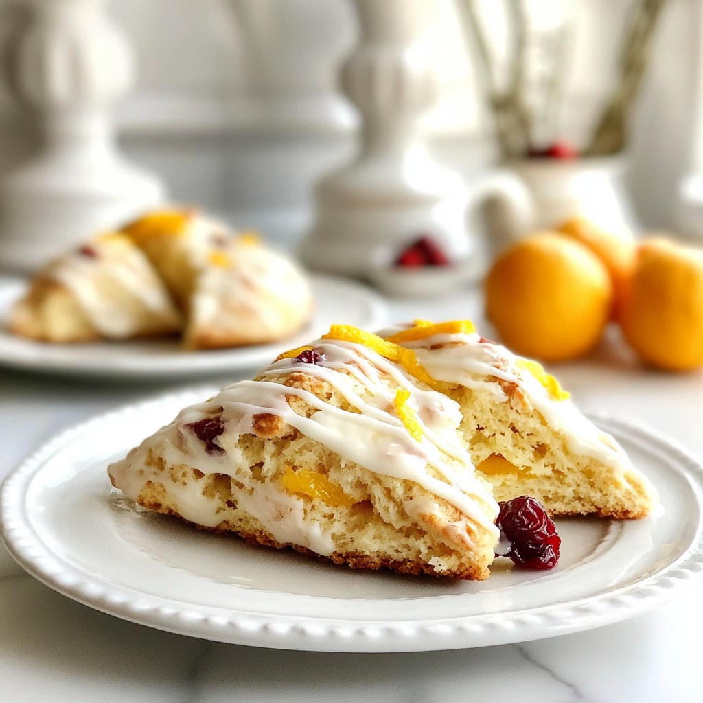 Cranberry Orange Scones Delightful and Easy Recipe