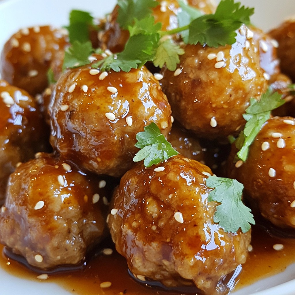 Honey Sriracha Glazed Meatballs Flavorful Dinner Idea