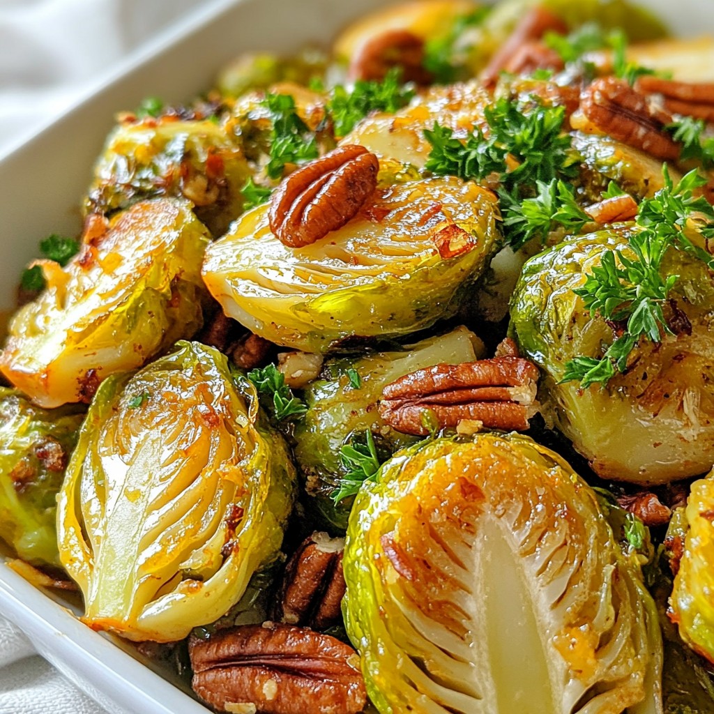 Maple Dijon Brussels Sprouts Flavorful Roasted Veggies